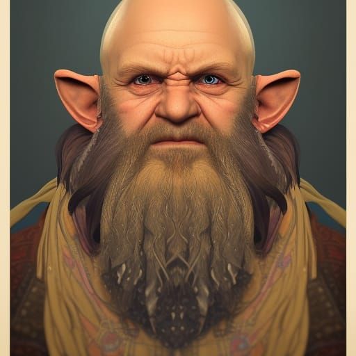 Old Gruff Gnome Monk
