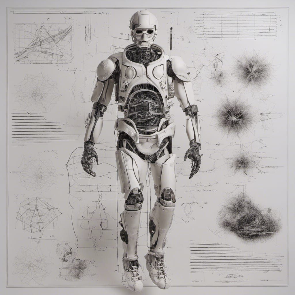 Abstract Parametric Equation Airbrush Painting