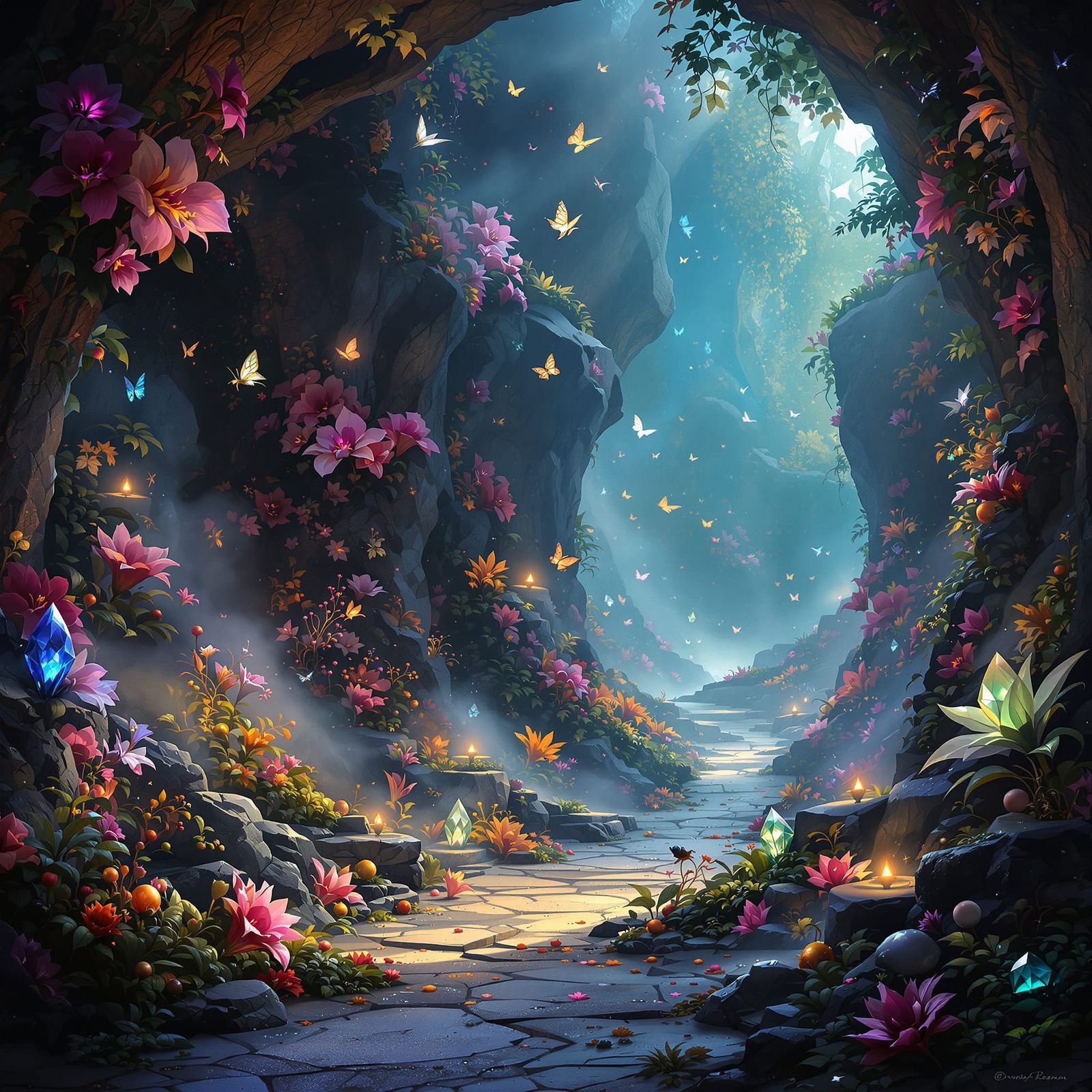 Vast RPG World of Ethereal Beauty and Gemstones