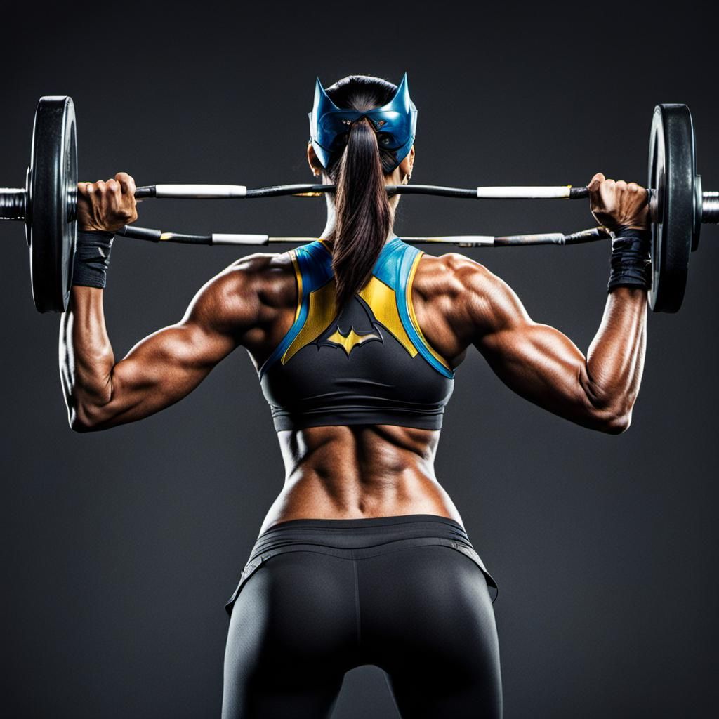 Batgirl Fitness Portrait