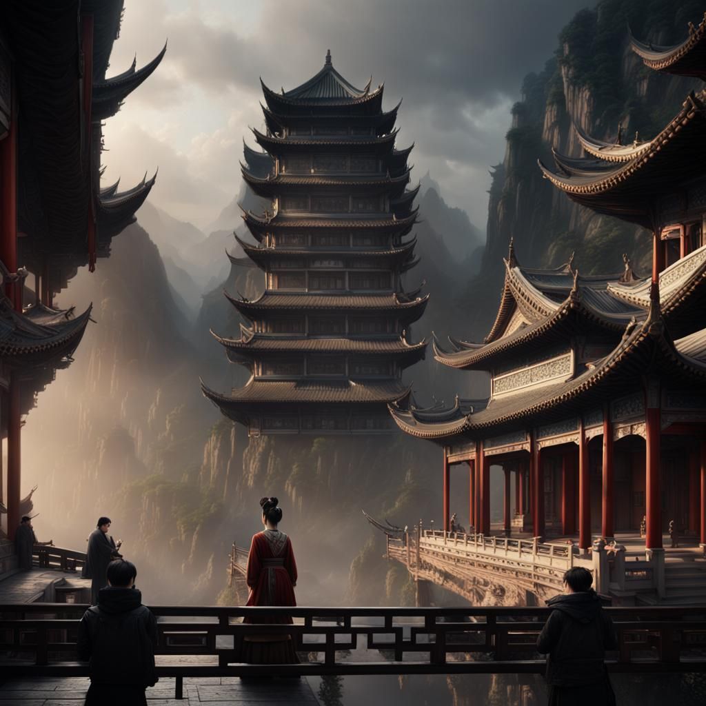 Epic Cinematic Digital Painting of China