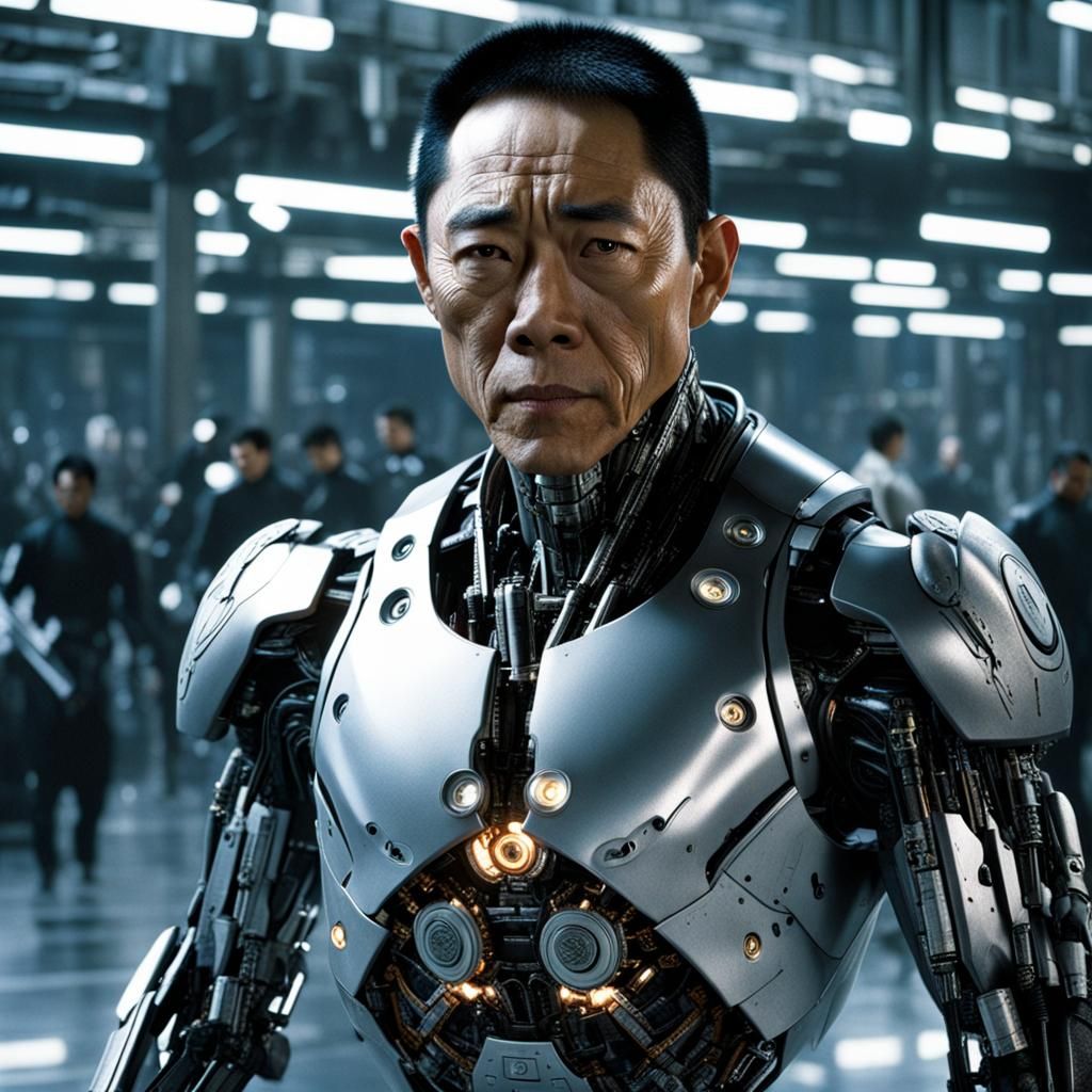 Jet Li as a Cybernetic Warrior