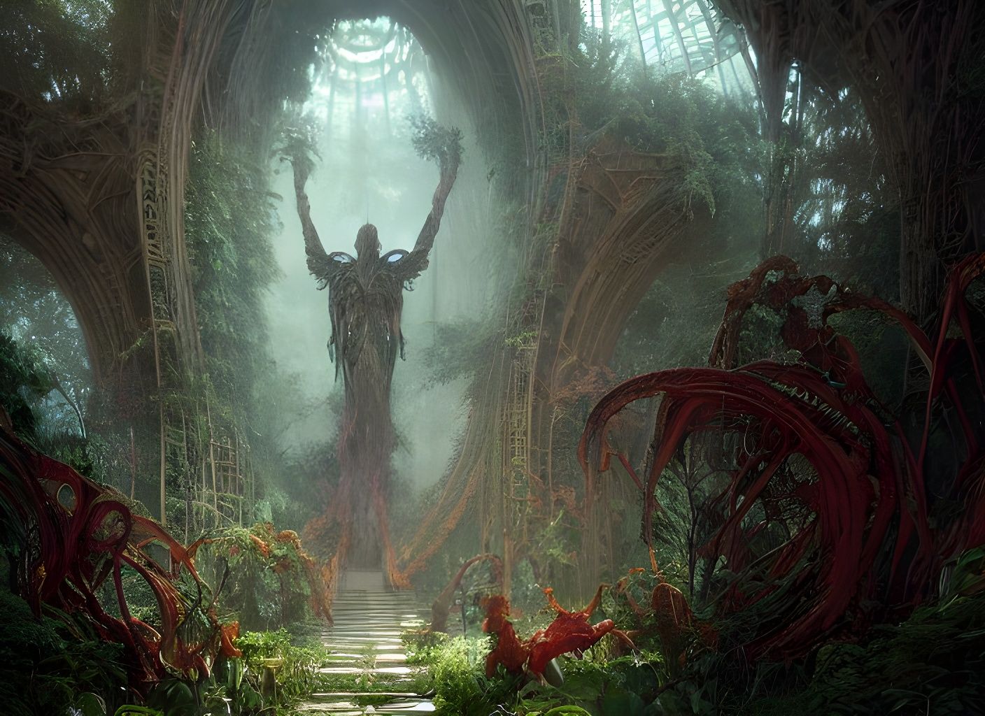 Glorious Nephilim Botanic Garden Concept Art
