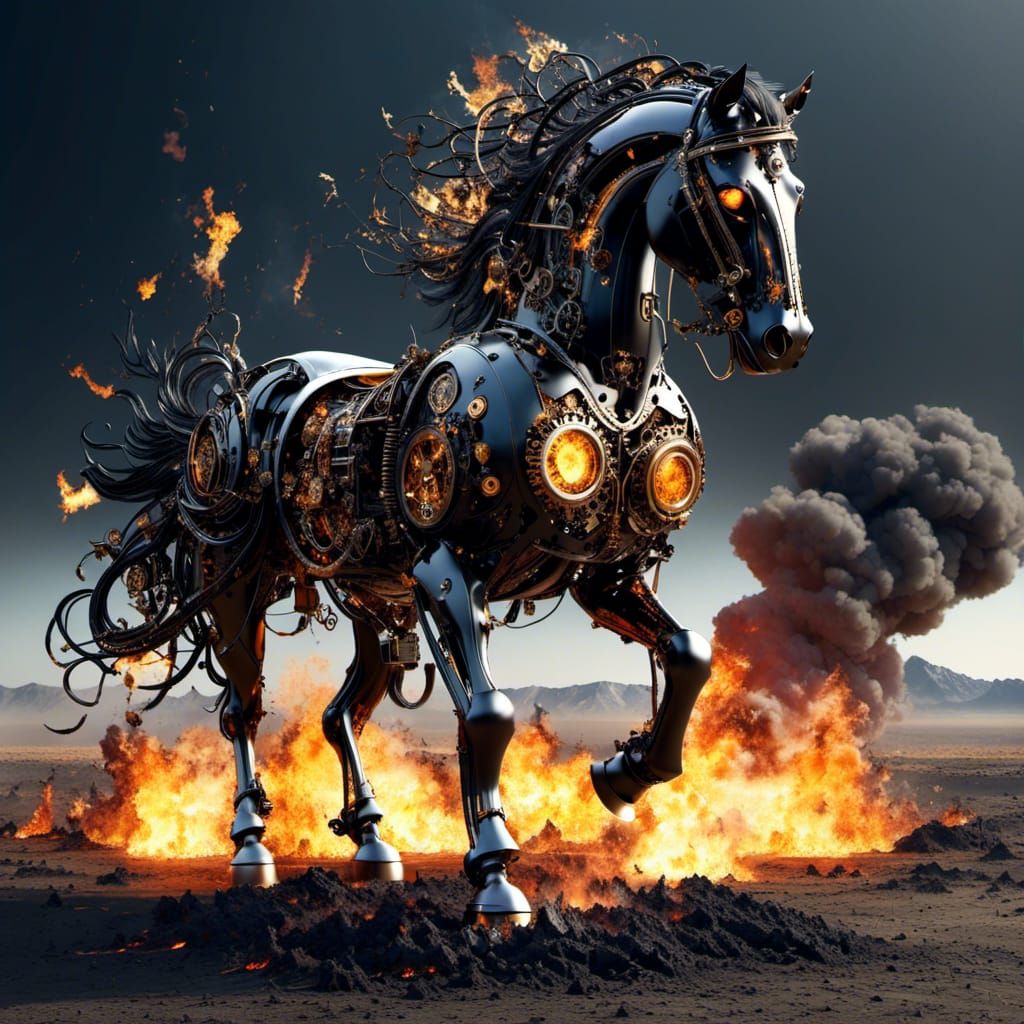 Mechanical Horse in Nuclear Abstraction