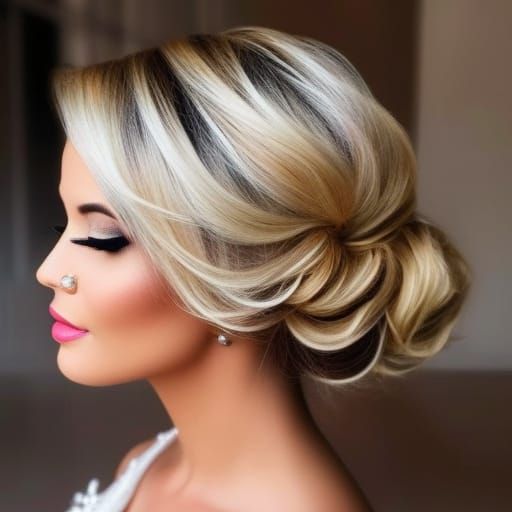 Jeweled Woman with Flowers and Sparkles