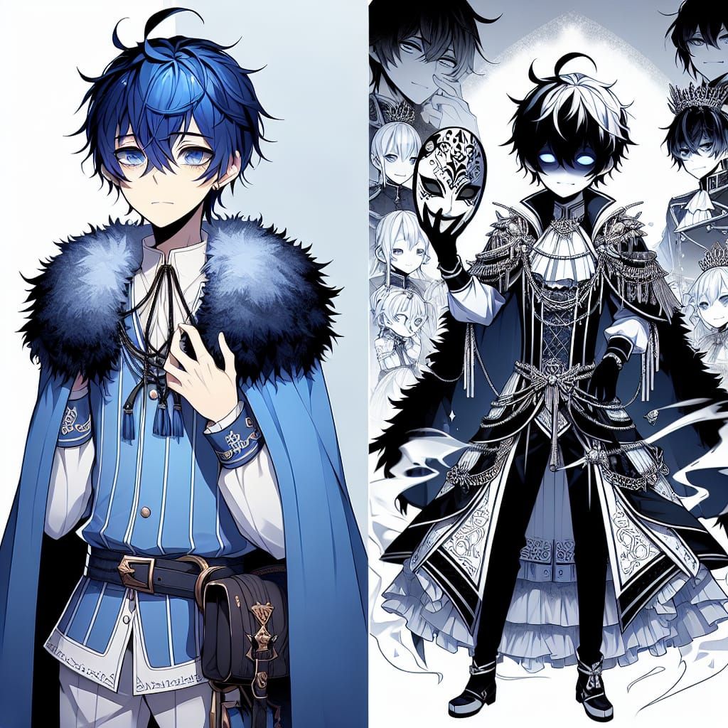 Anime Commoner Transformed into Evil Prince with Cursed Mask