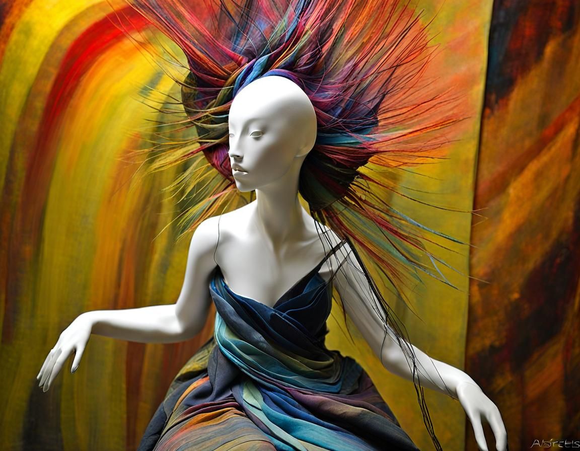 Abstract Sculptural Photo: Love and Shrugs