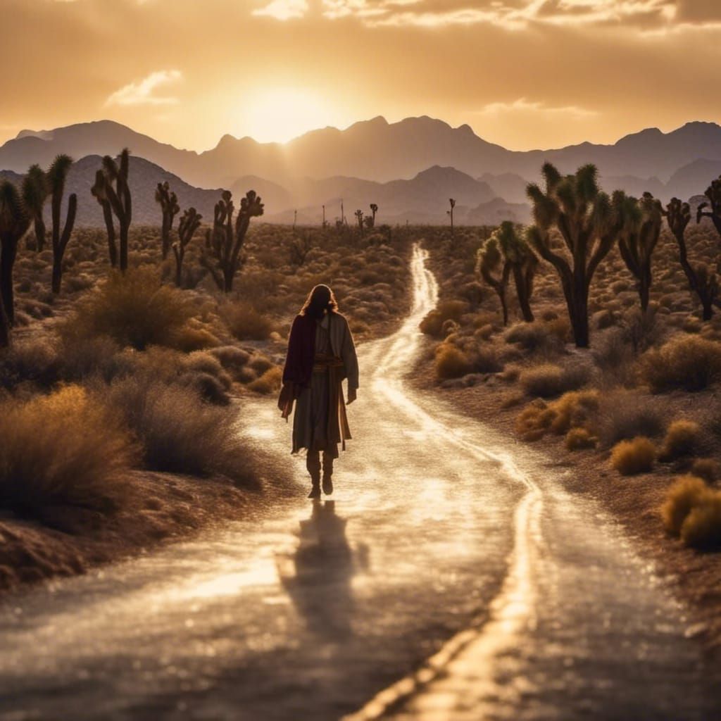 Dramatic Rainstorm in Joshua Tree Park Photograph