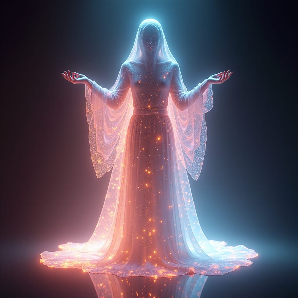 Digital Oracle Radiating Divine Energy