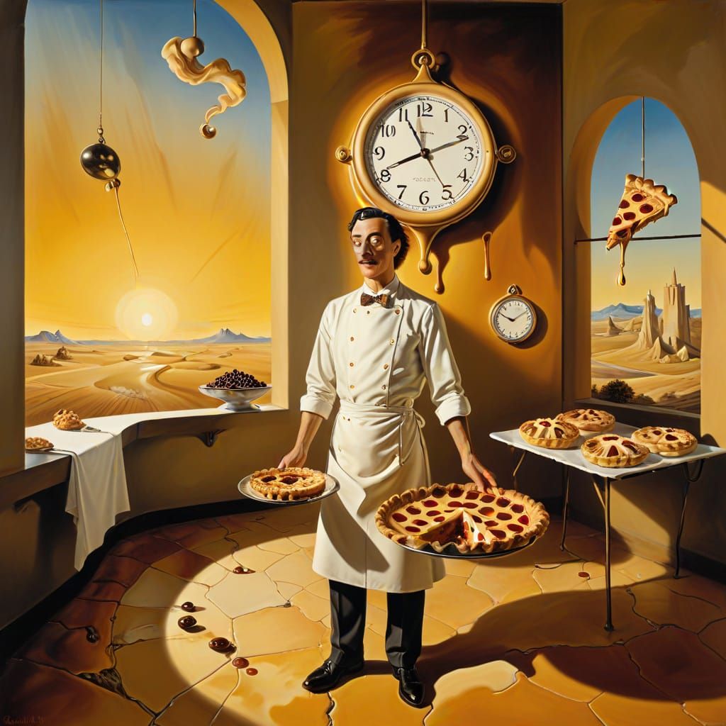 Mathematician Gets Full Pi Pie in Surreal Bakery