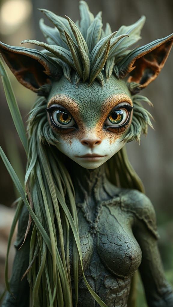 Enchanted Forest Nymph in Vivid Detail