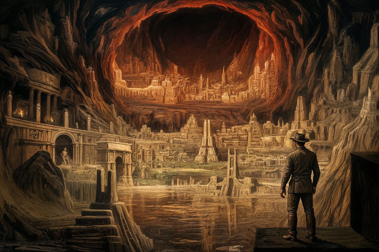 Ancient Atlantis City Discovered in Volcanic Cave