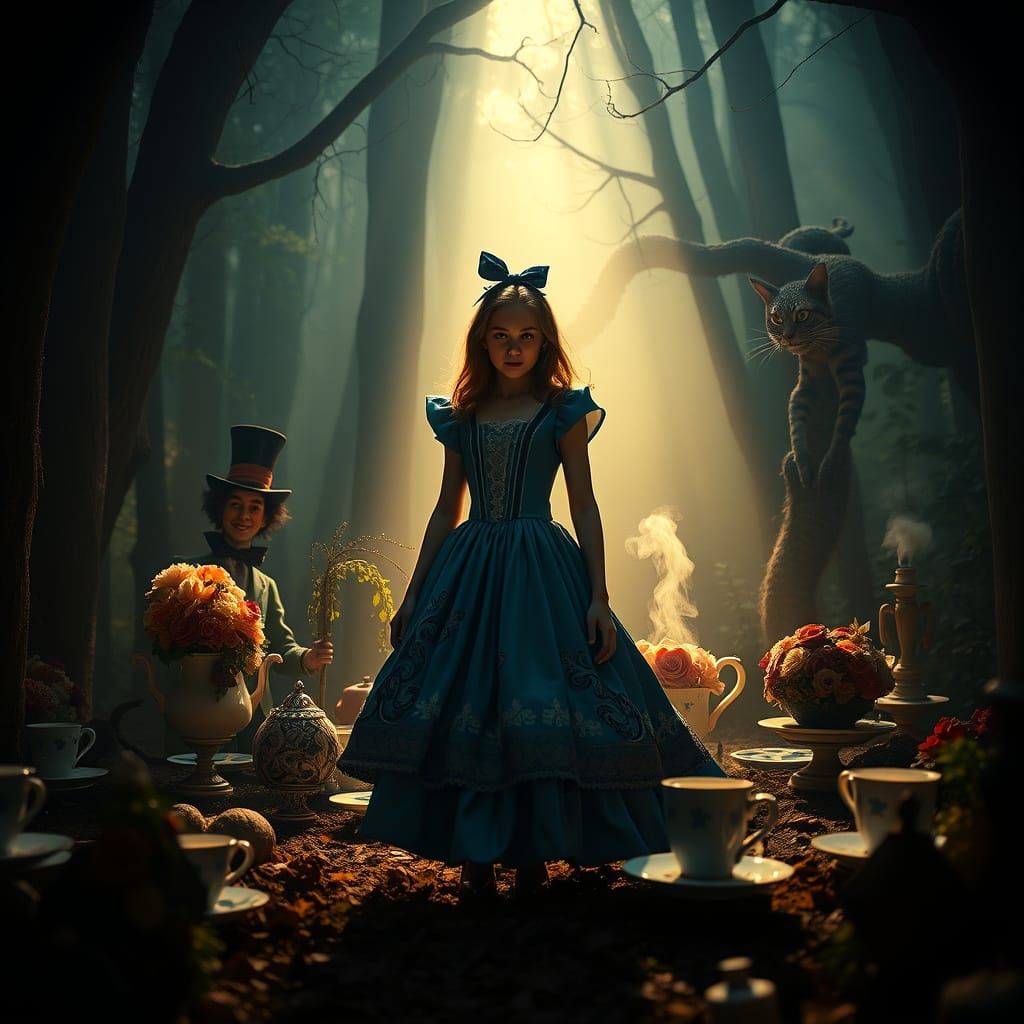 Whimsical Wonderland in Cinematic Hyper Realism