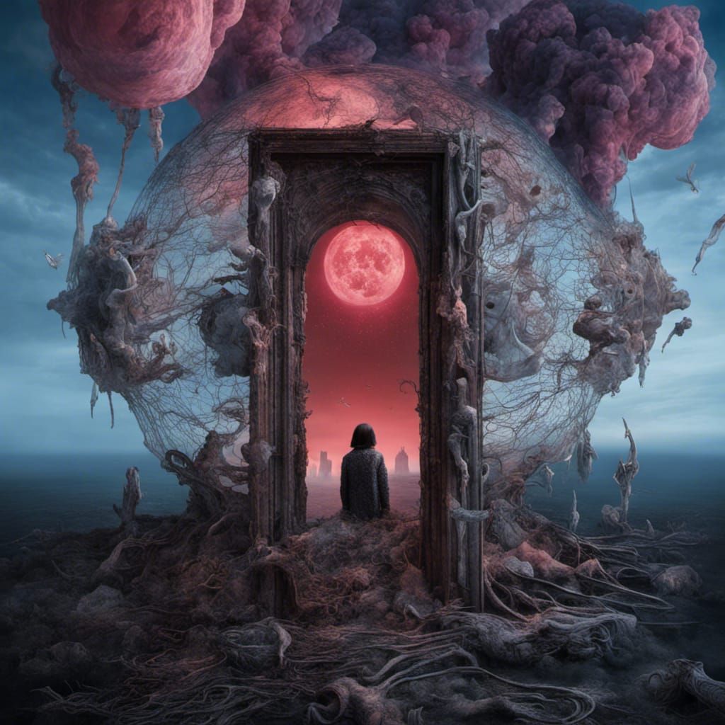 Apocalyptic Street Art in Retrofuturist Style