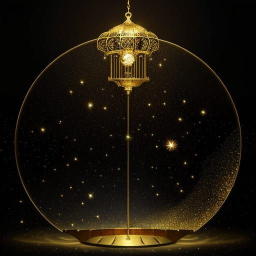 Biomechanical Gilded Birdcage in Cosmic Void