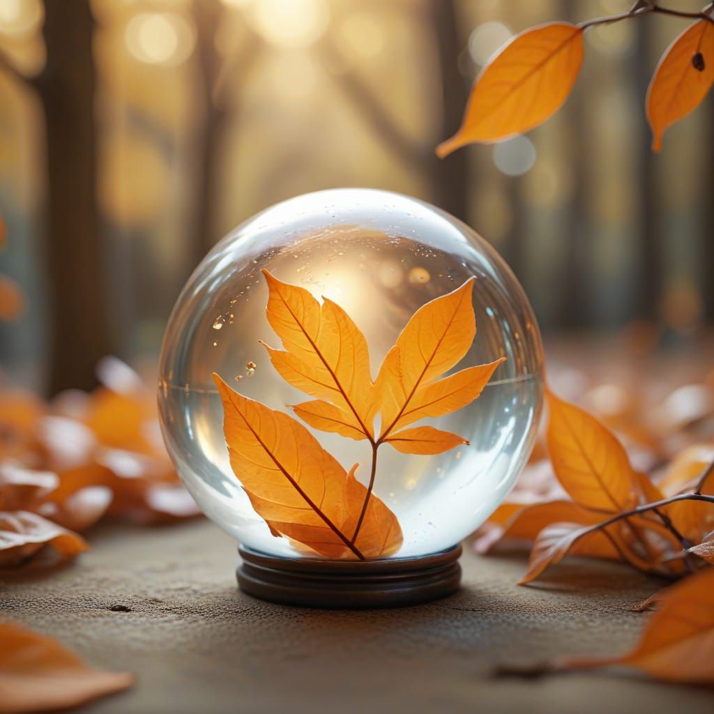 Surreal Autumn Dream with Whispers of Magic