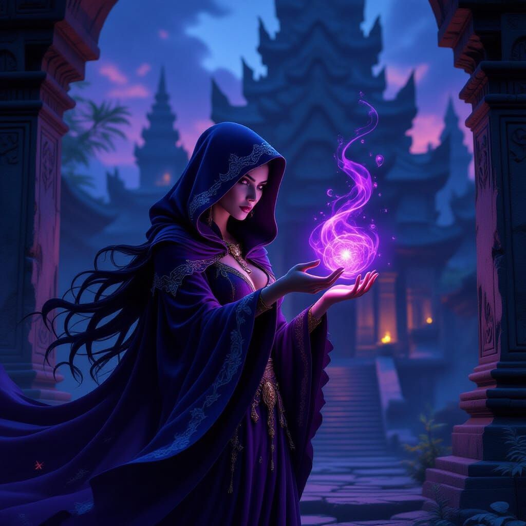 She plays with fate and shadows — and you will not escape he...