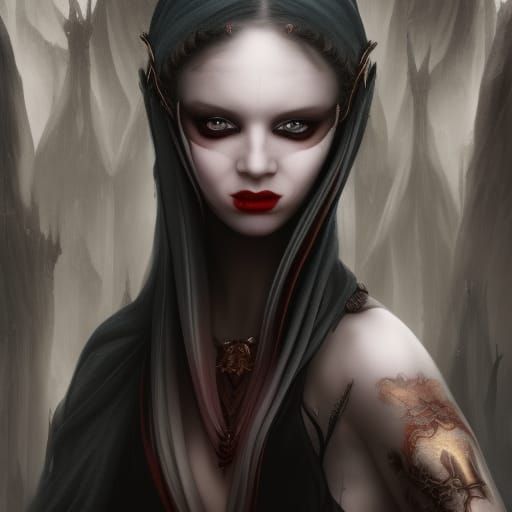 Dead God's Prophet in Detailed Matte Painting