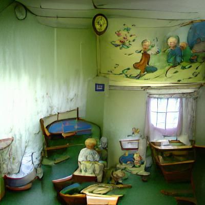 Simple AI-Generated Room Interior