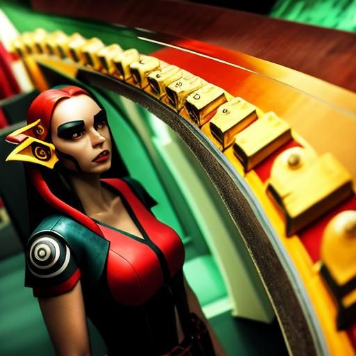 Surreal Glamour: A Vivid, Photorealistic Masterpiece