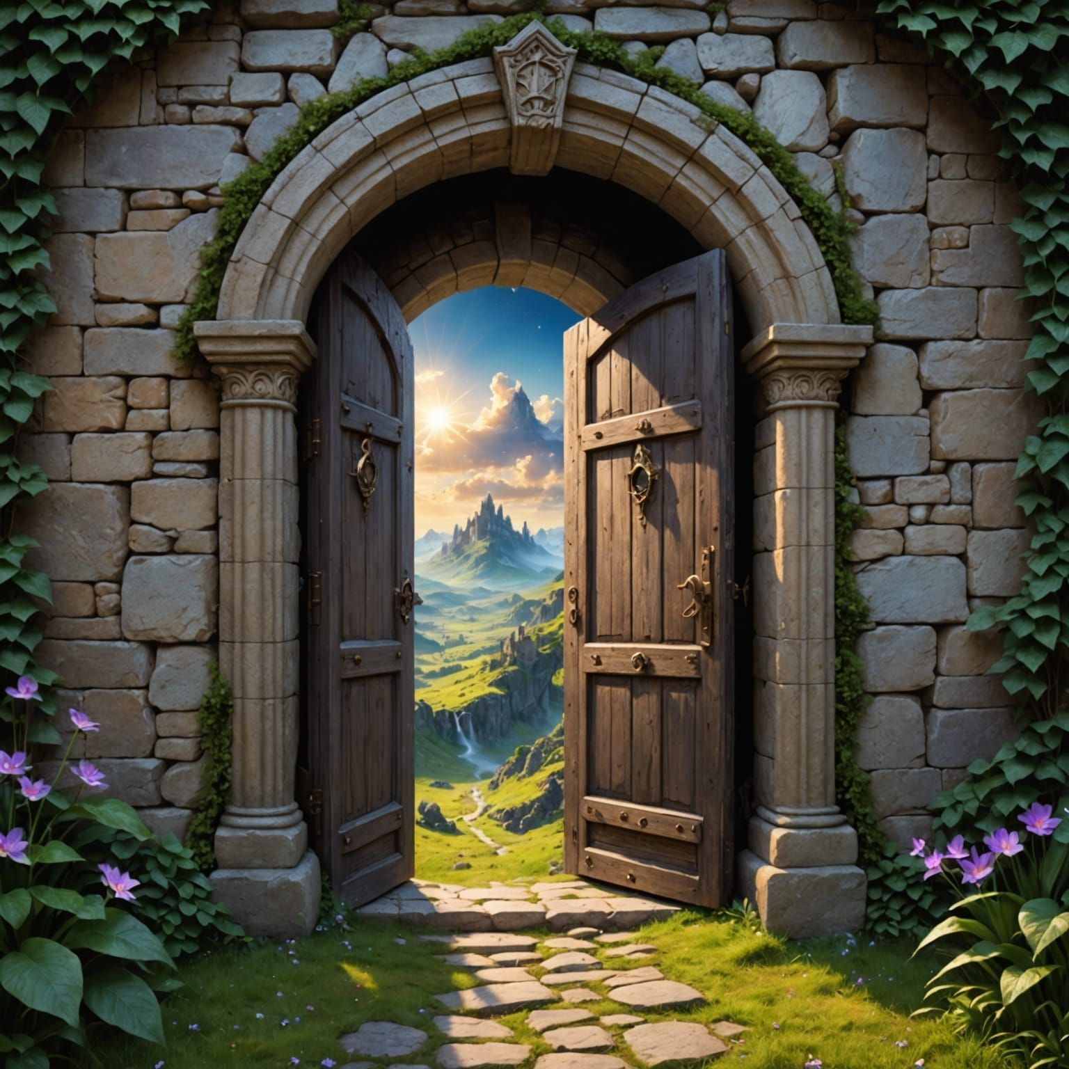 Magical Portal Doorway to Another Kingdom