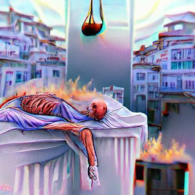 Surreal Dreamscape with Vibrant Colors