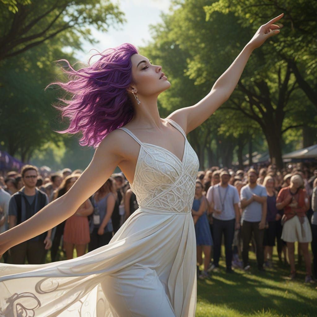 Whimsical Celtic Festival in the Scottish Highlands