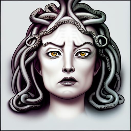 AI Generated Image of Medusa