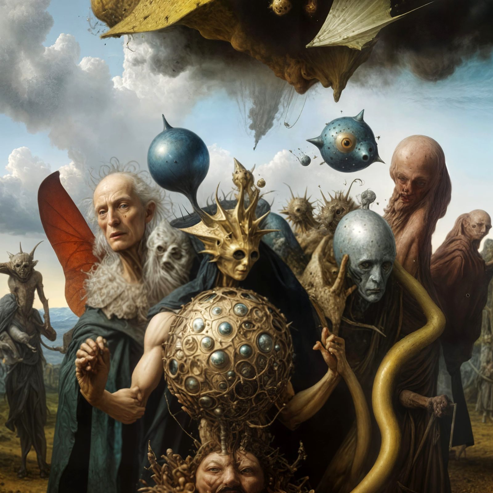 Meeting with representatives from the ship we see part of...