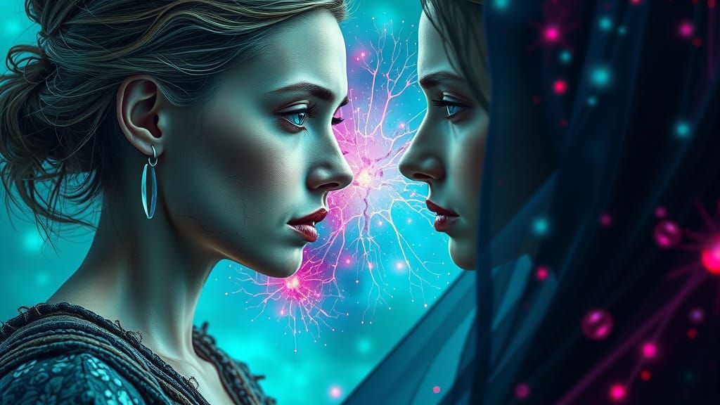 Sorrow and Radiance: A Fantasy Concept Art Piece