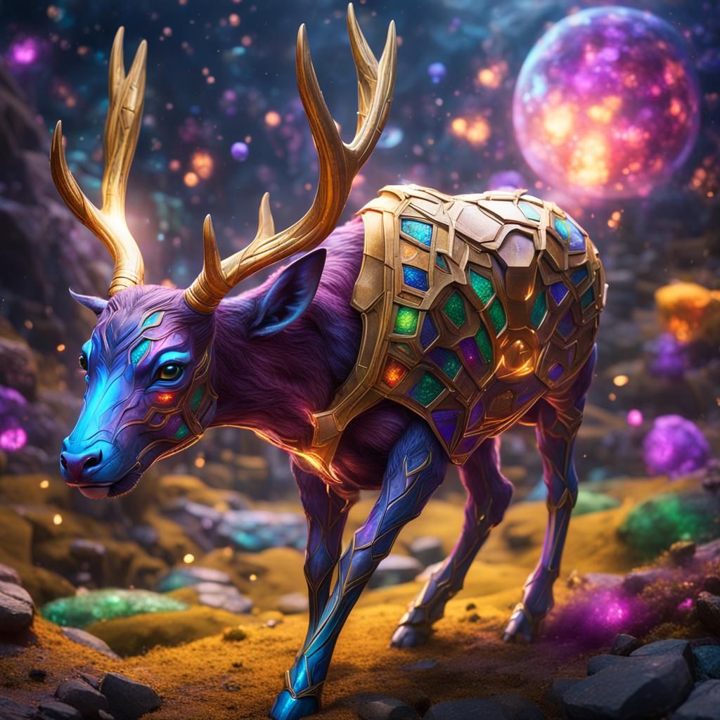 Magical Doe with Infinity Stone Powers