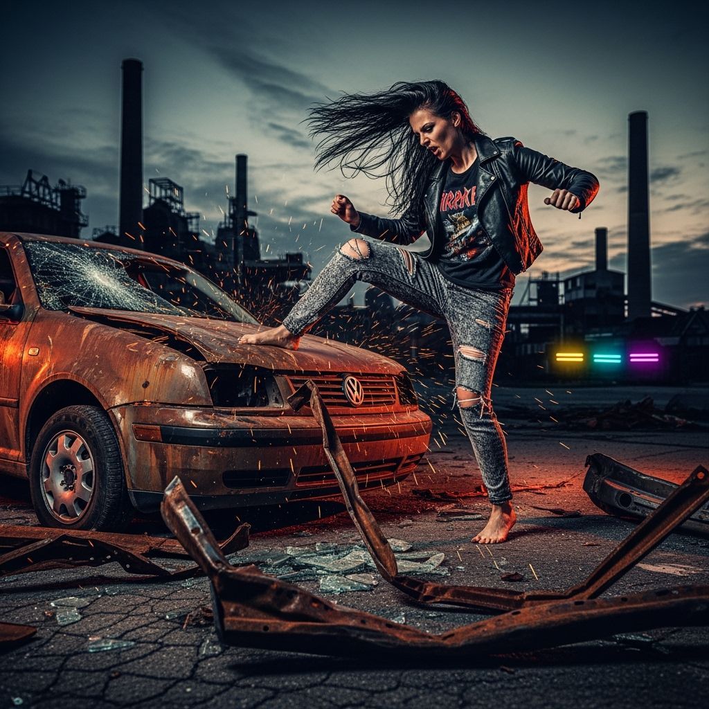 Girl Destroys Car: Cinematic Futurism
