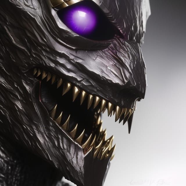 Realistic Enderman Portrait in Hyperdetailed Style