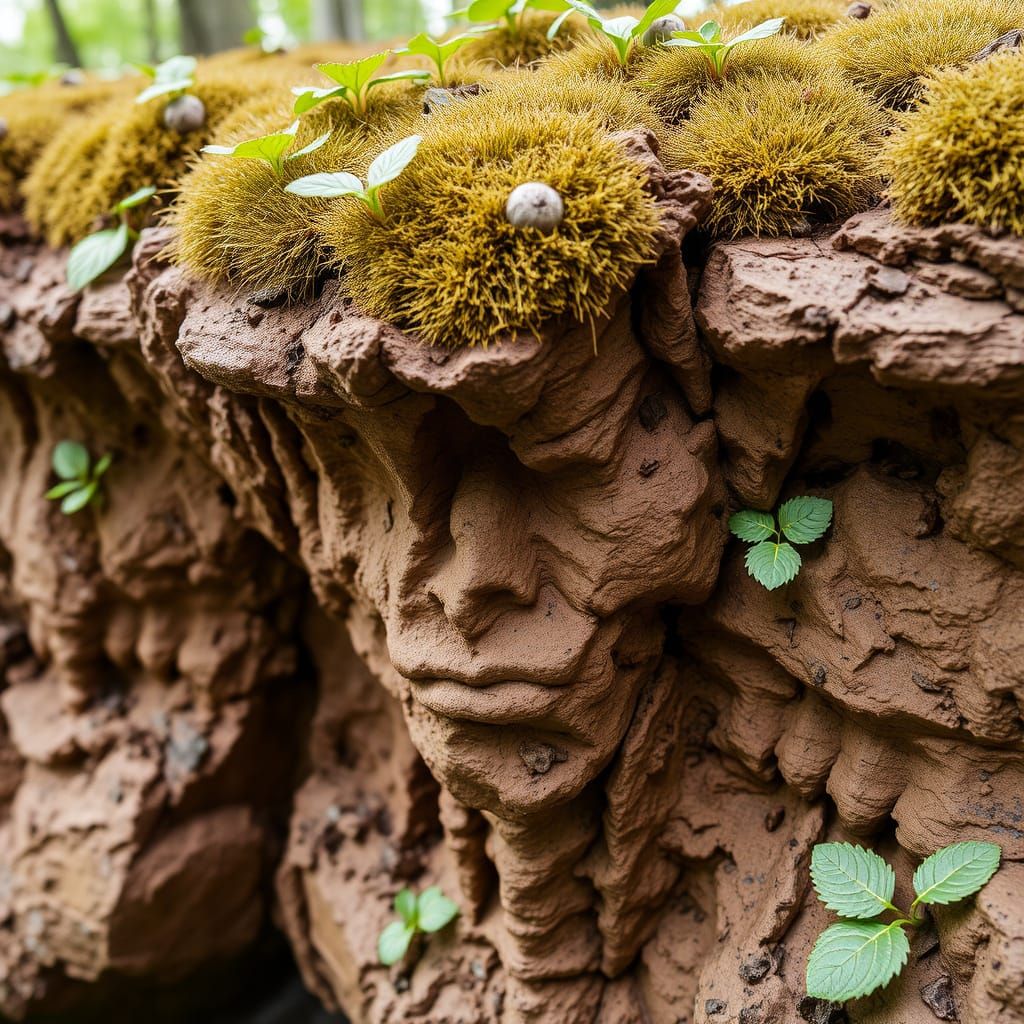 Weathered Landscape Portrait