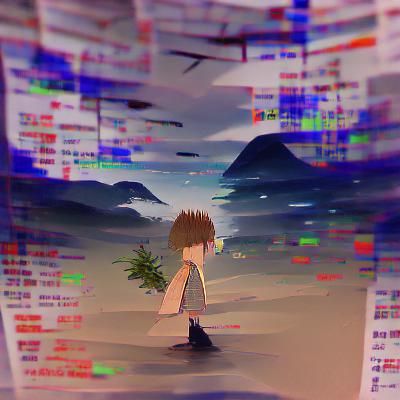 AI Image of the Word Lost