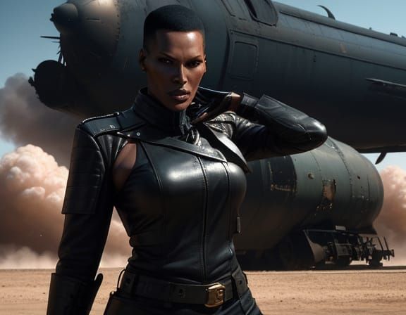Hyper-Realistic Jane Bond in High-Octane Action Sequence