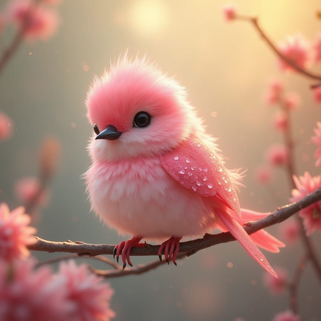 pink bird