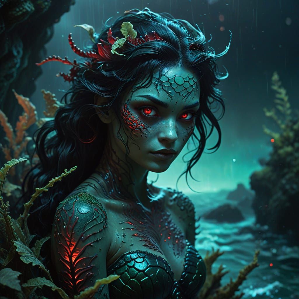 Red eyes...
