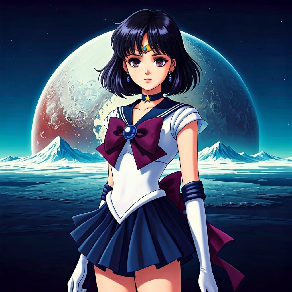 Sailor Saturn in Celestial Futurism