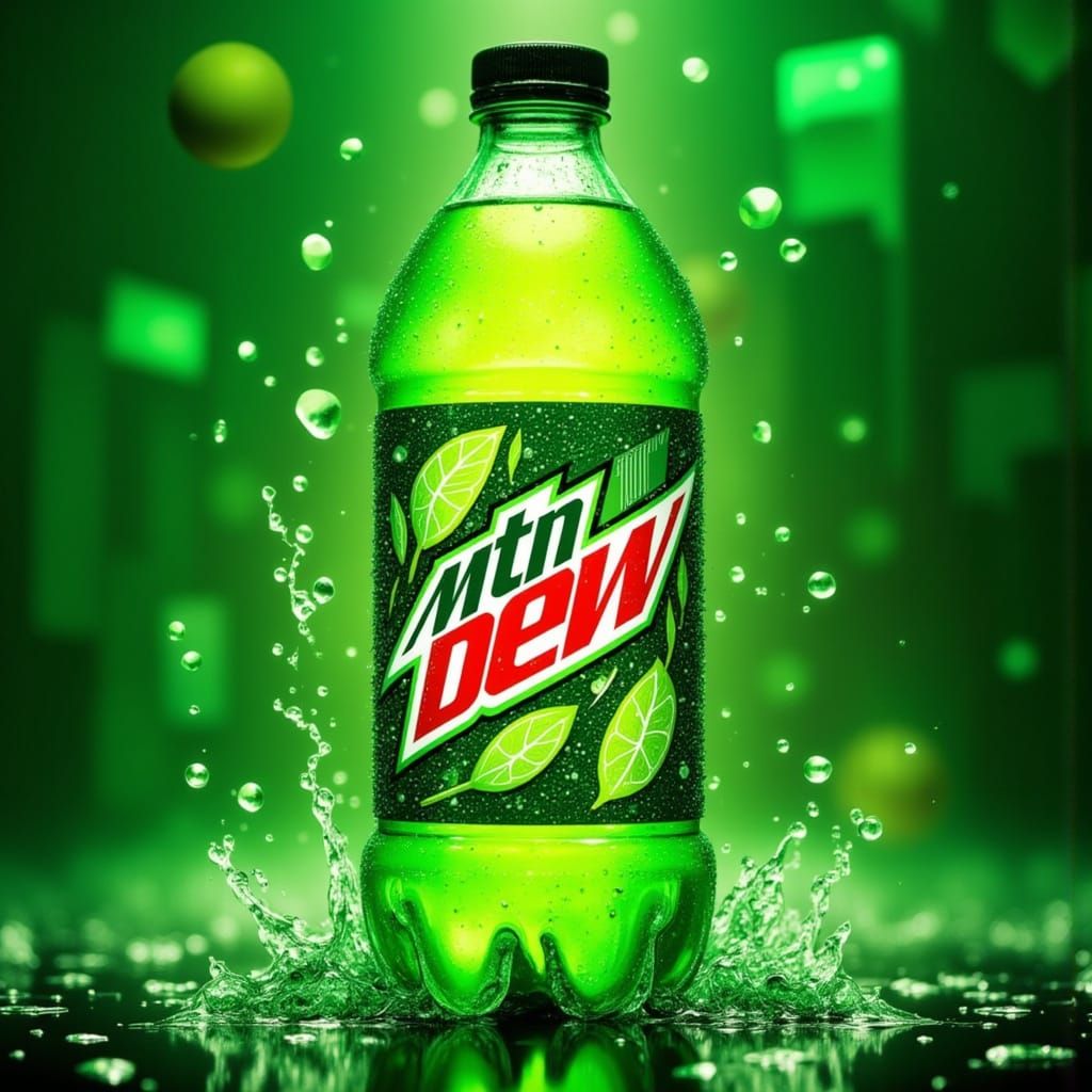 Mountain Dew Soda Bottle "What Would Jesus Dew" Flavor