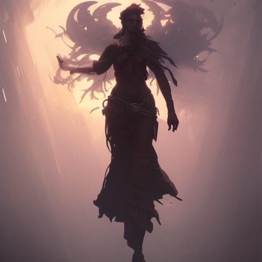 Majestic Horse: Dark Fantasy Concept Art