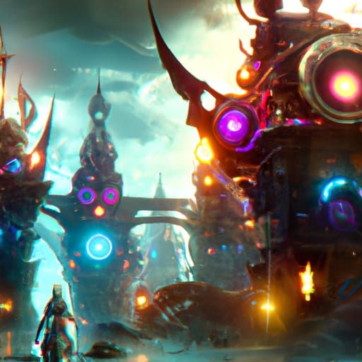 Fantastical Matte Painting in Deep Color