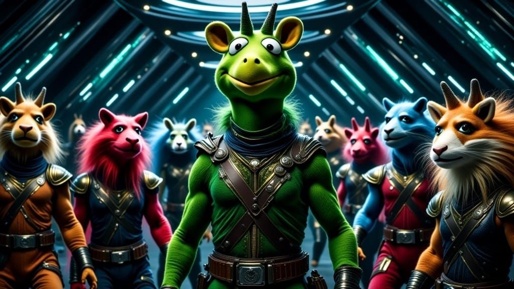 Starship Captain Leads Diverse Crew Through Space