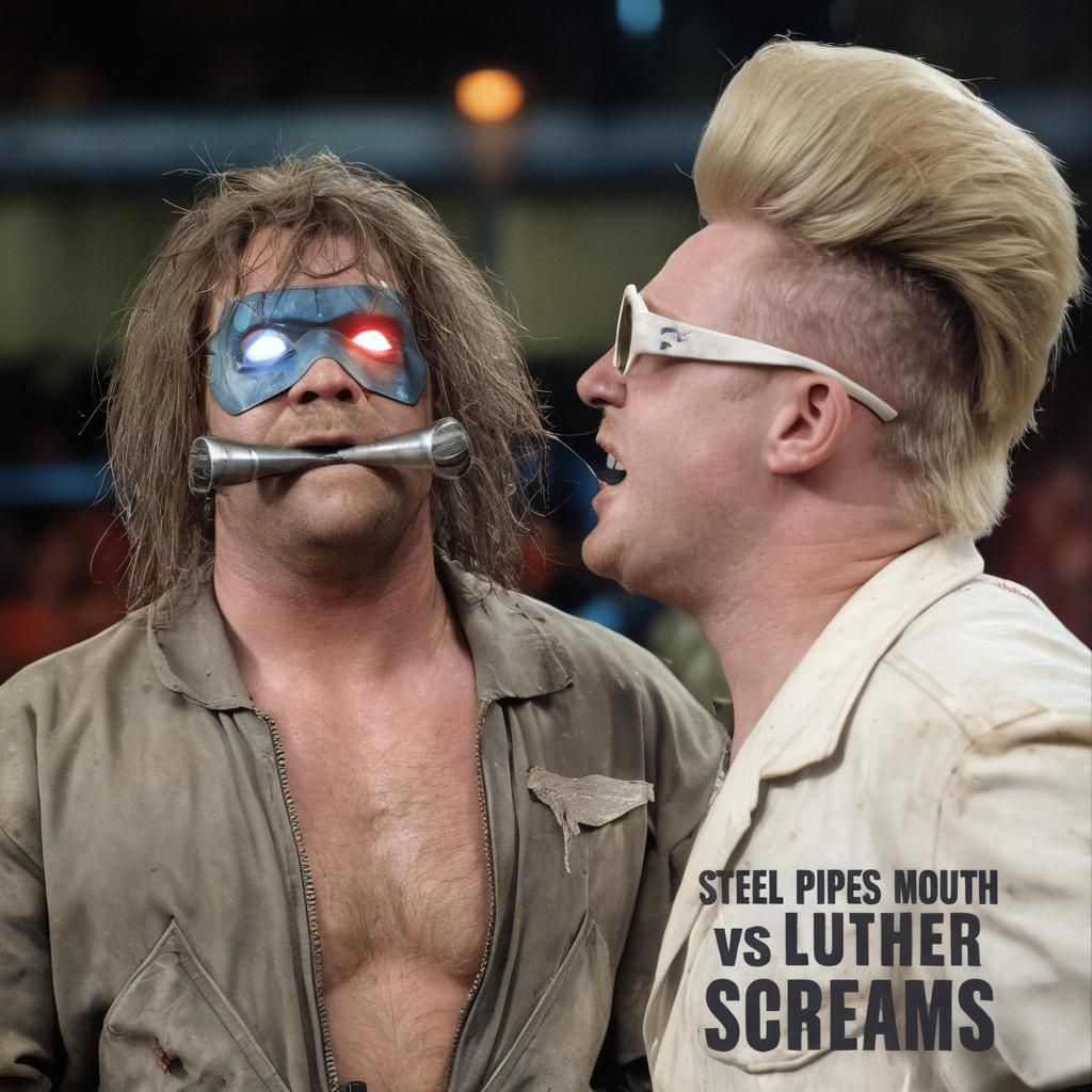 Steel Pipes Mouth vs Luther Screams: 1930s Wrestling