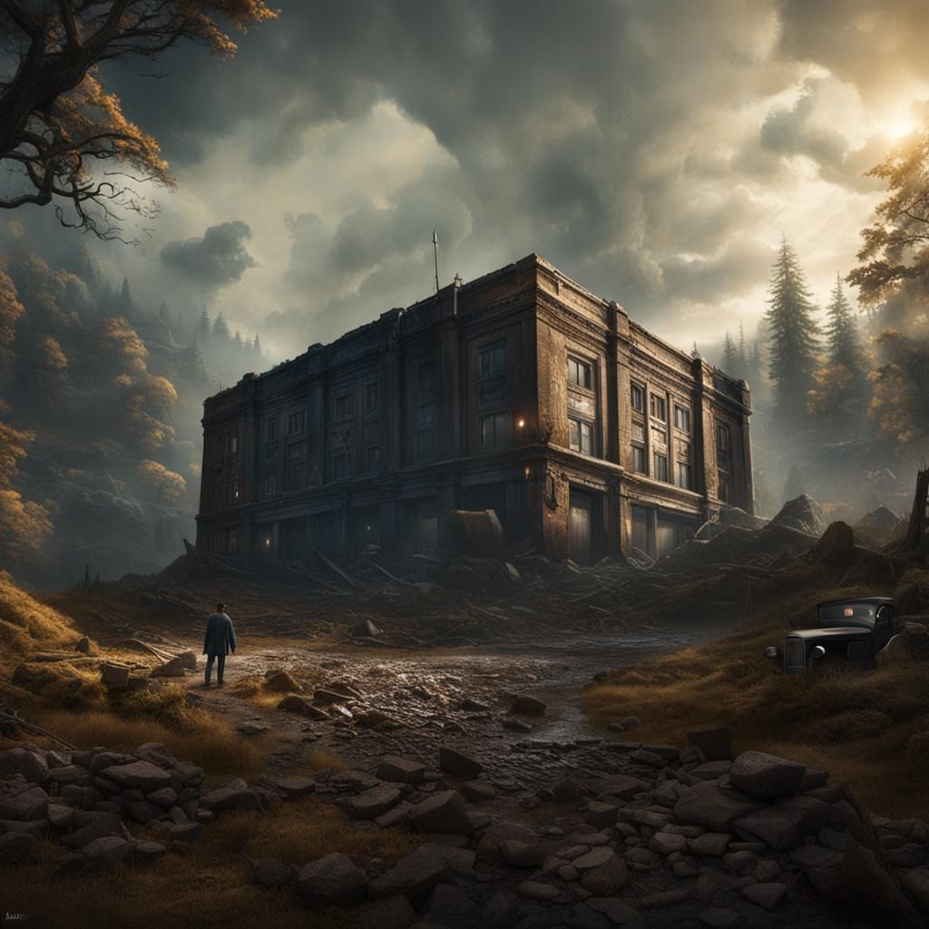 Supernatural Men of Letters Bunker: Detailed Matte Painting