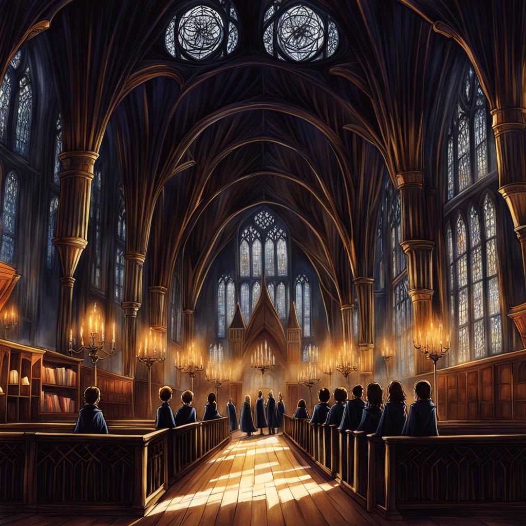 Hogwarts in Anime Style