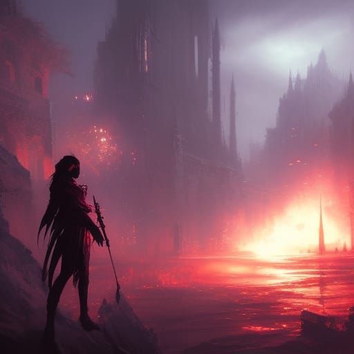 Dark Fantasy Enemy Concept Art in Unreal Engine