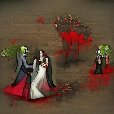 Zombie and Vampire Wedding: A Gothic Romance