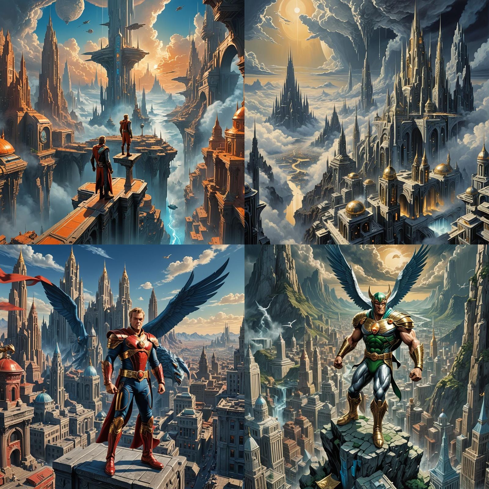 Flash Gordon's Silver City of Hawkman