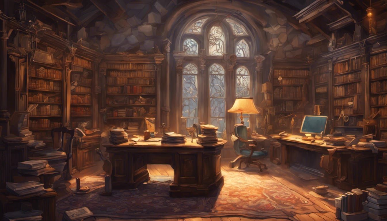 Detailed Mayor's Office in Village: D&D Background